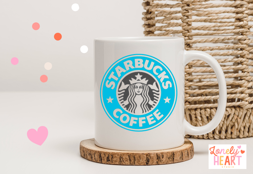 Starbies Pink or Blue Design Mug