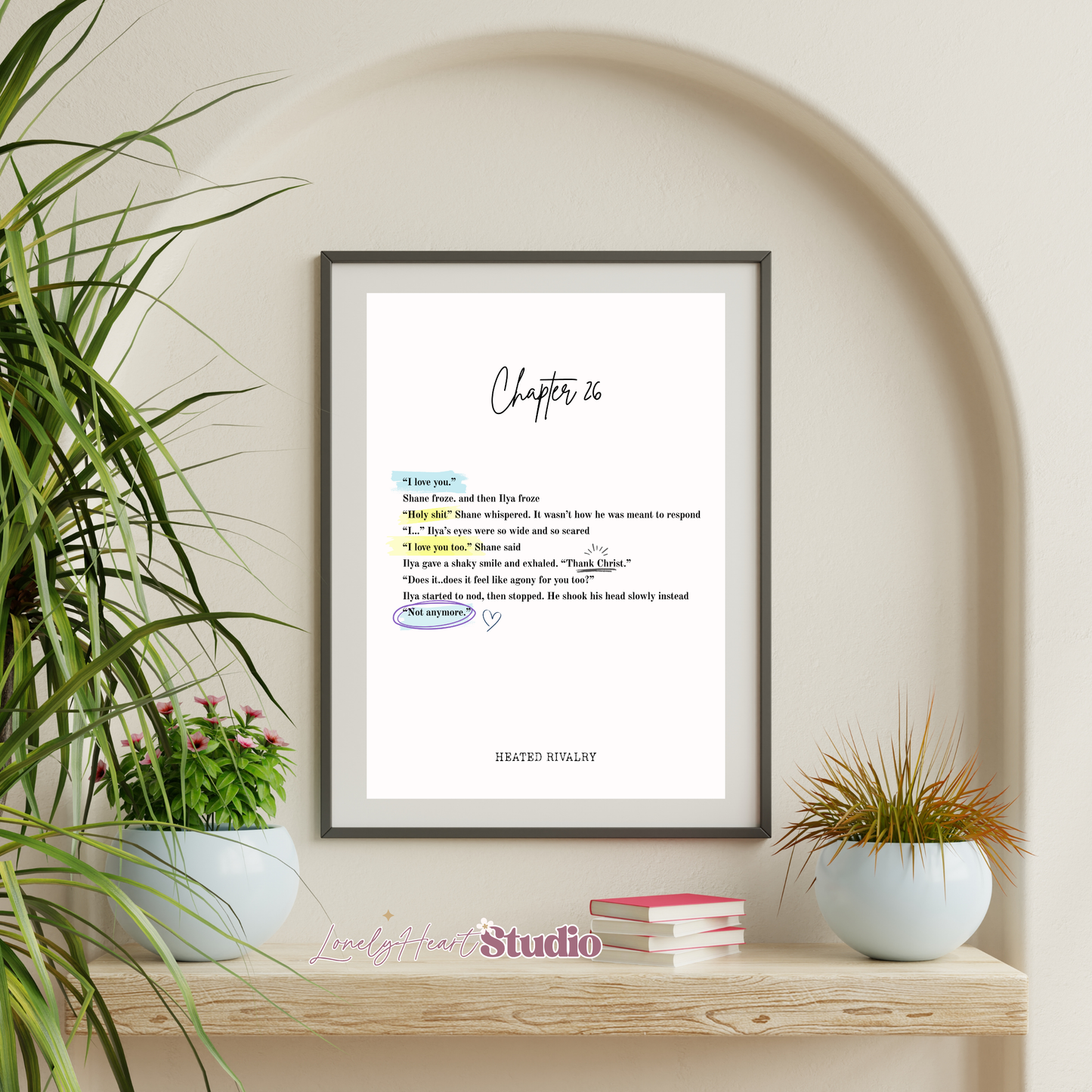 Heated Rivalry Chapter 26 Wall Print - Annotate Edition