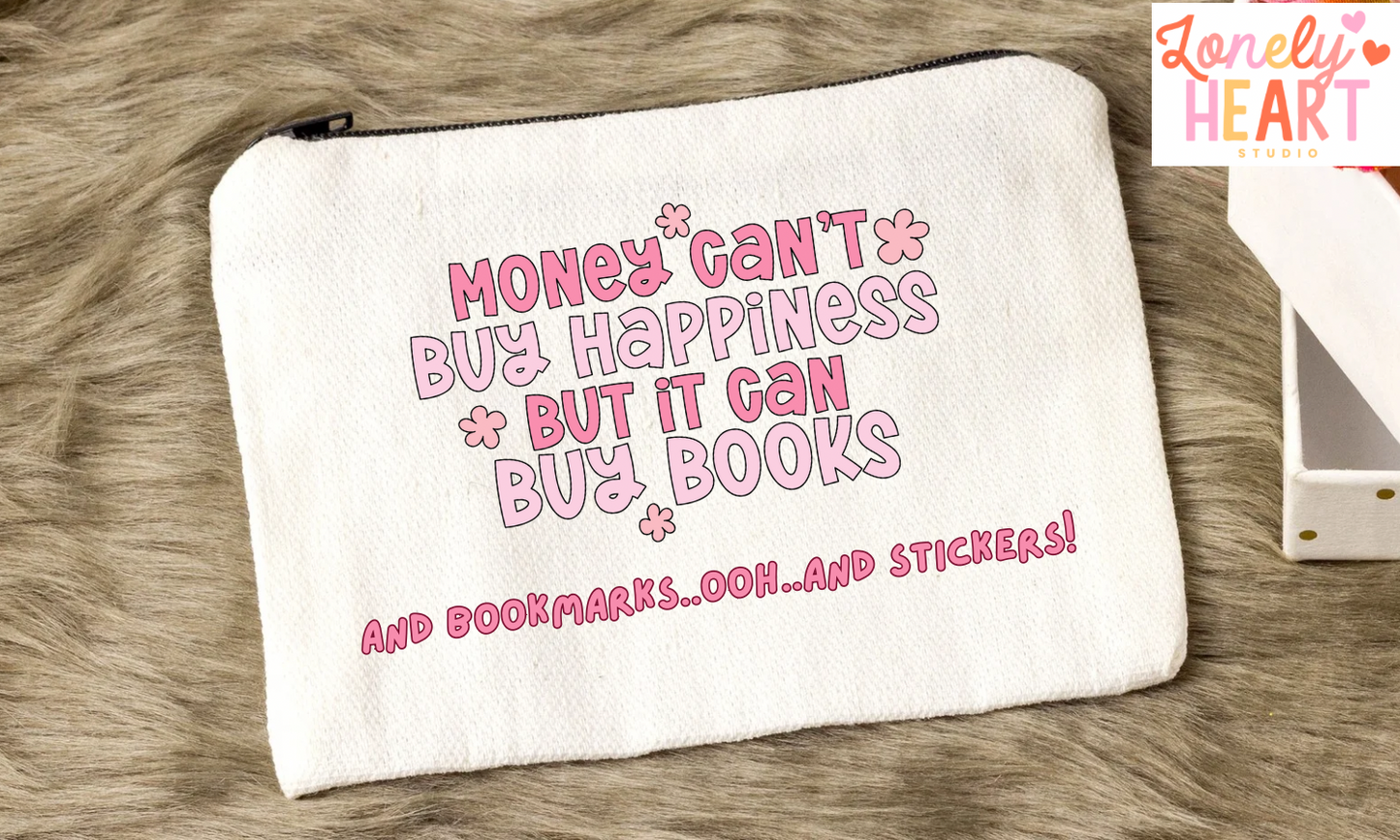 Bookish pouches - Perfect for bookmarks and stickers