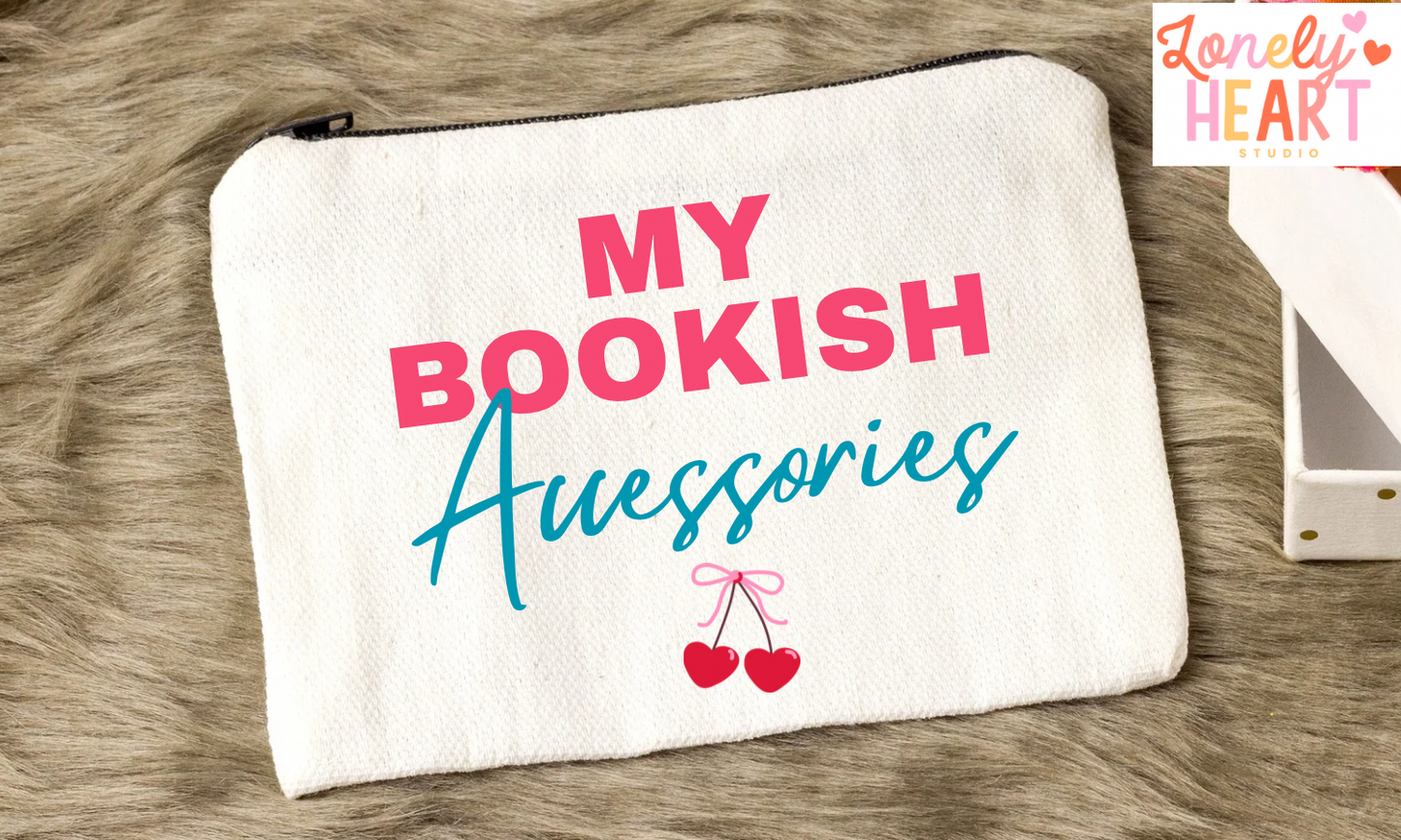 Bookish pouches - Perfect for bookmarks and stickers