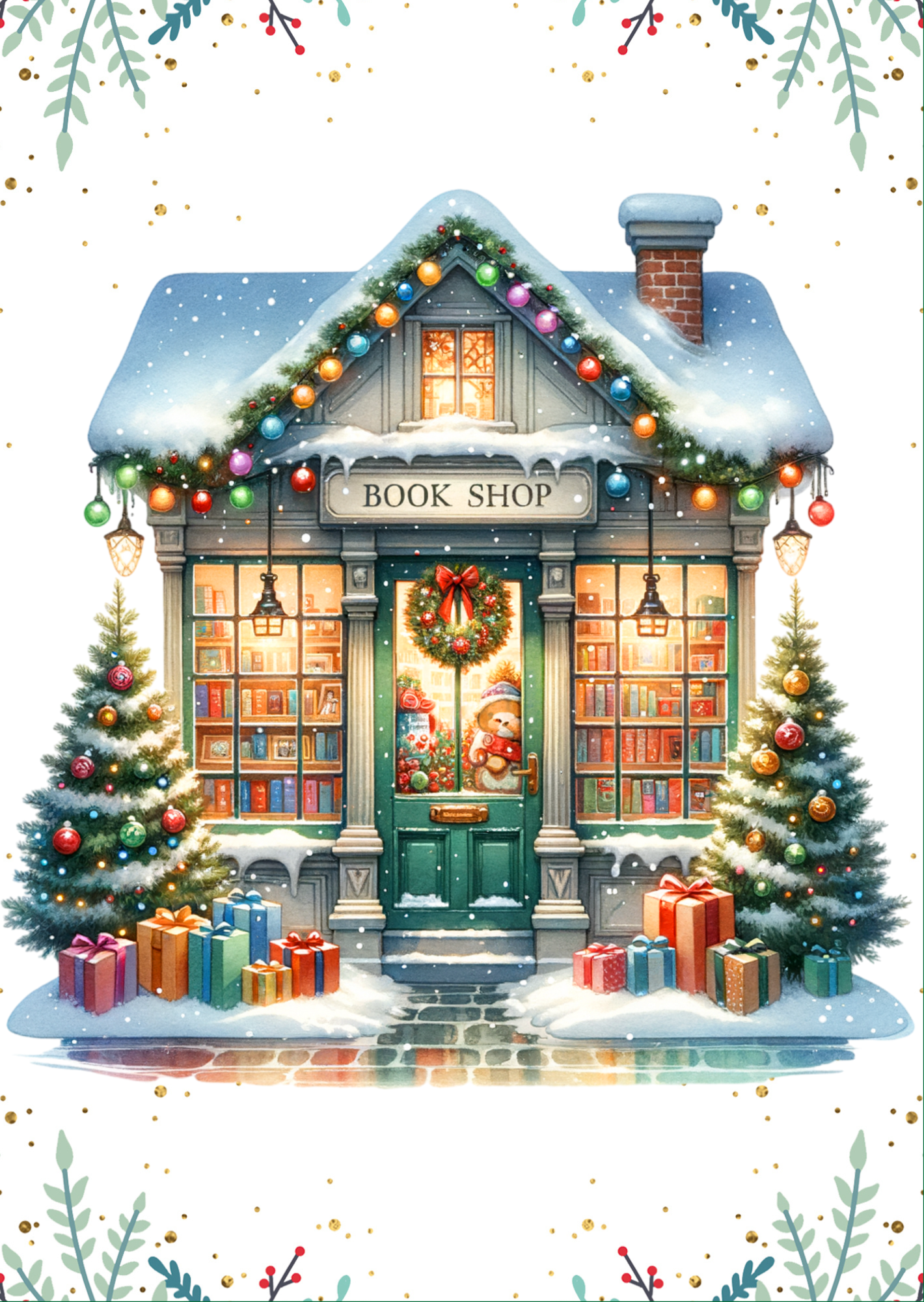 Christmas Kindle/E-Reader Inserts