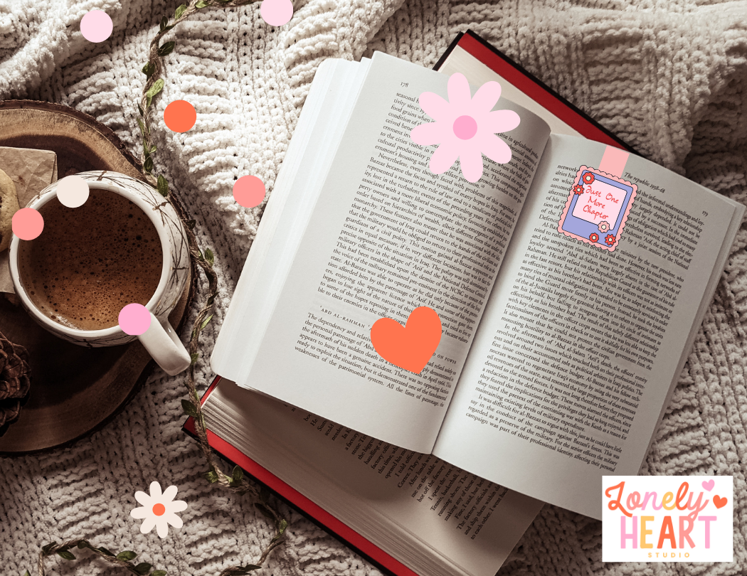 Just One More Chapter Magnetic Bookmark