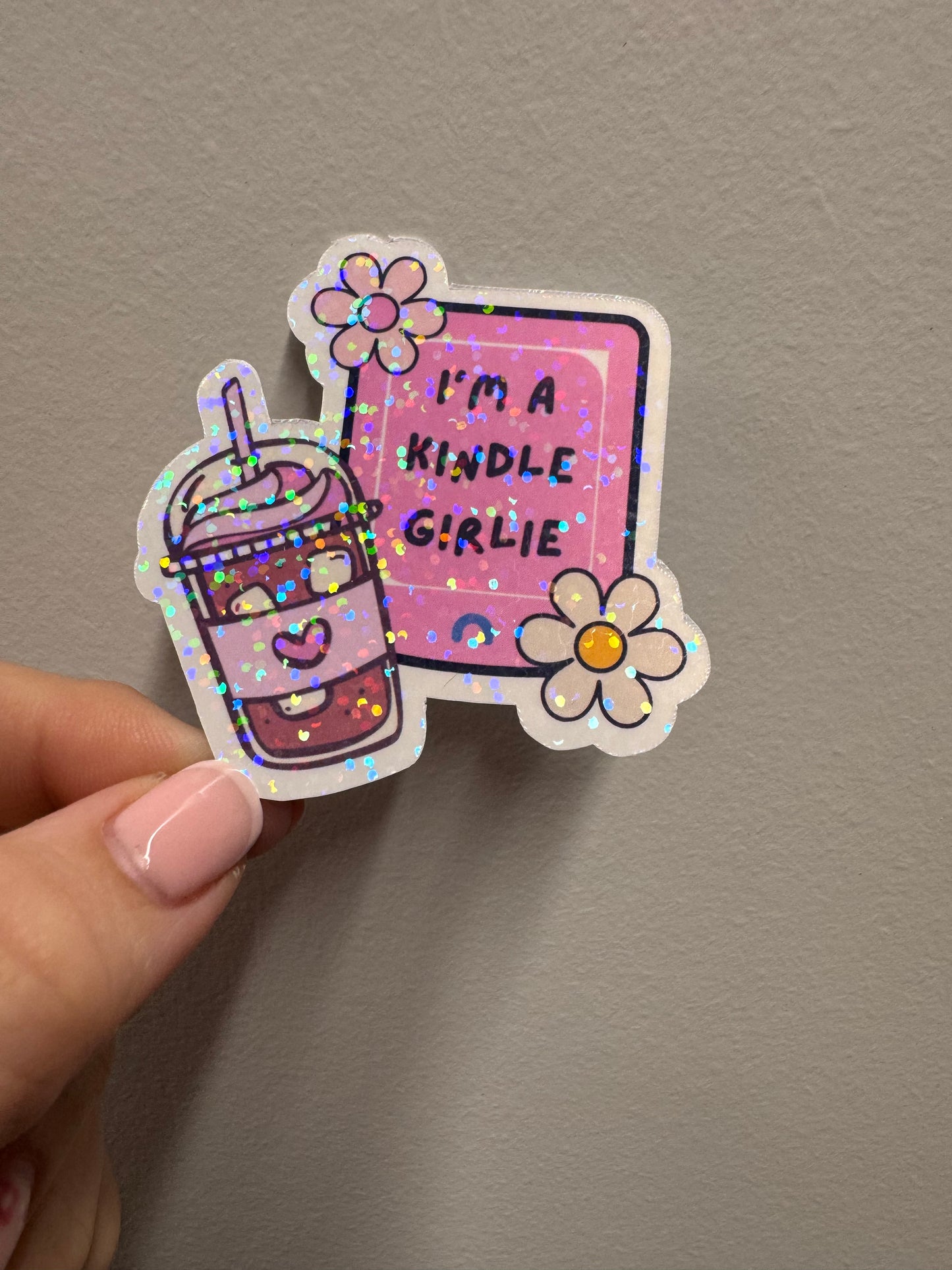 Kindle Girlie Pink - Vinyl Sticker