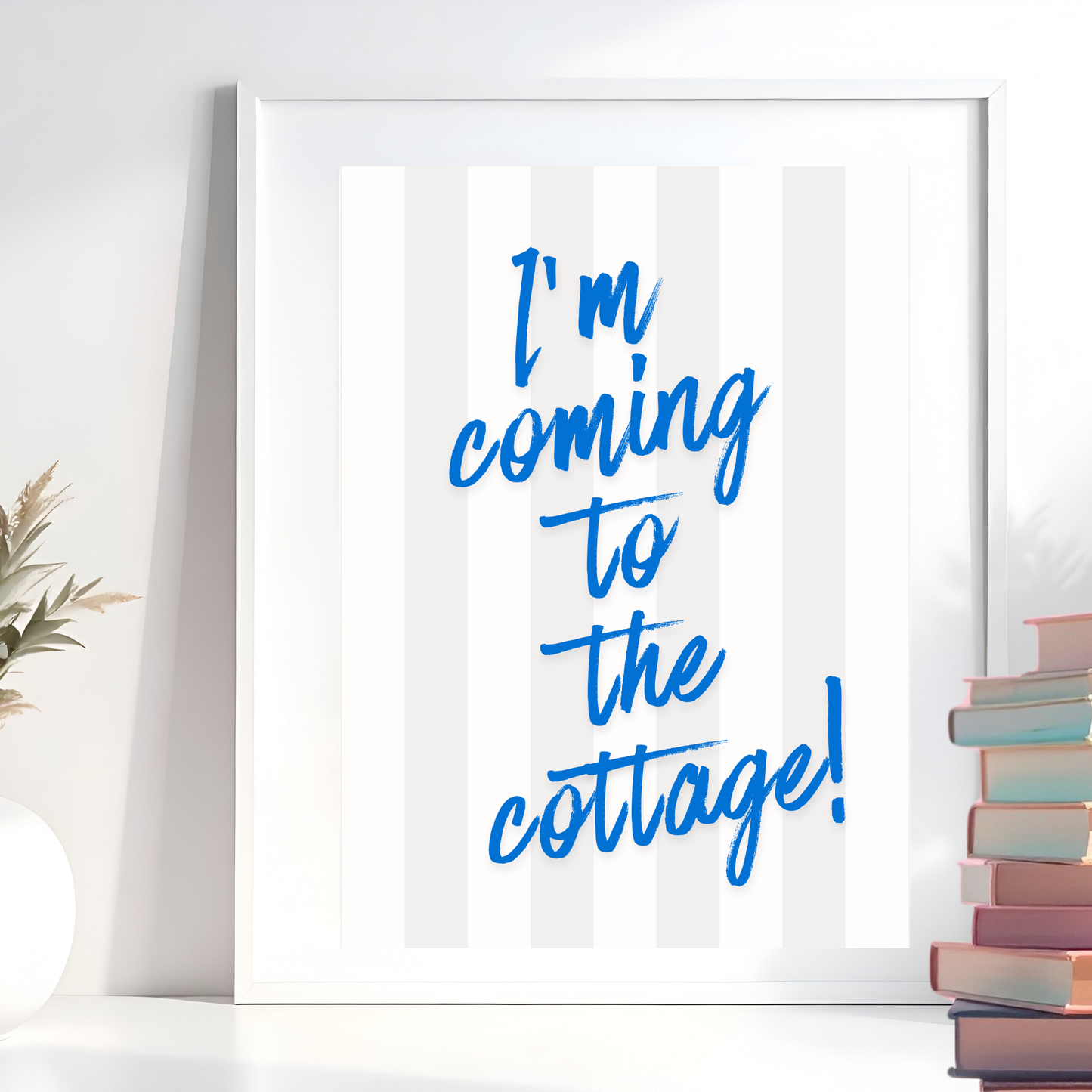 Heated Rivalry 'I'm coming to the Cottage" Wall Print