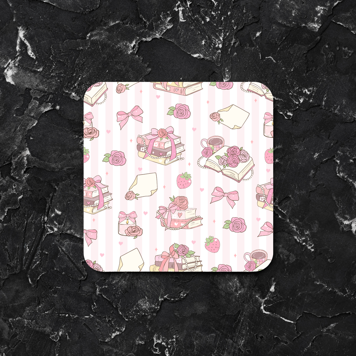 ✨ Cute Drink Coasters – Round & Square | Multiple Designs Available