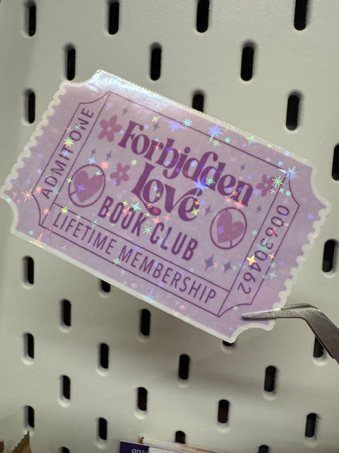 Romance Tropes - Glitter Vinyl Sticker