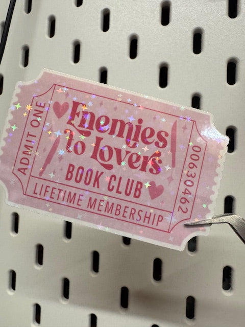 Romance Tropes - Glitter Vinyl Sticker