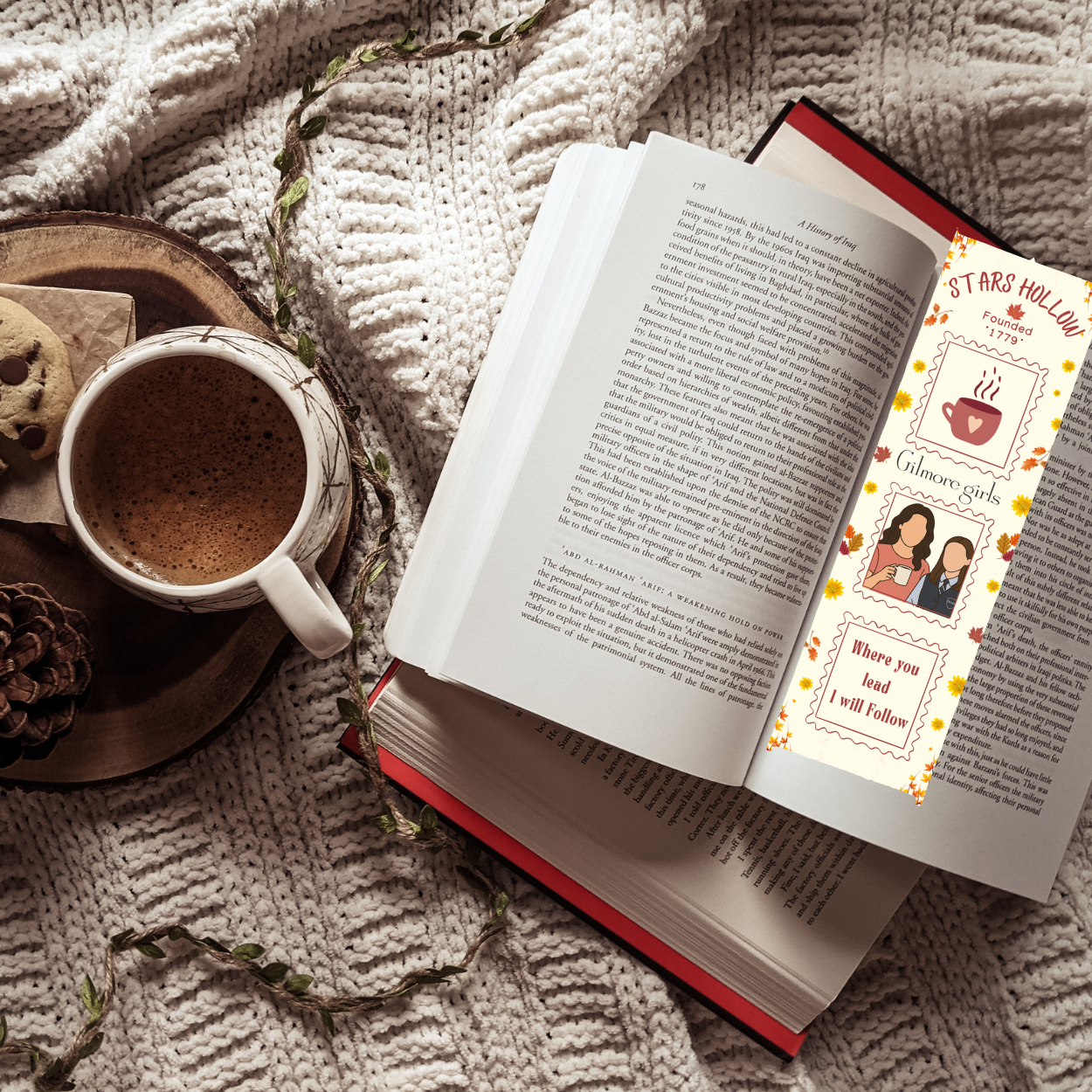Gilmore Girls Hand Designed Bookmark
