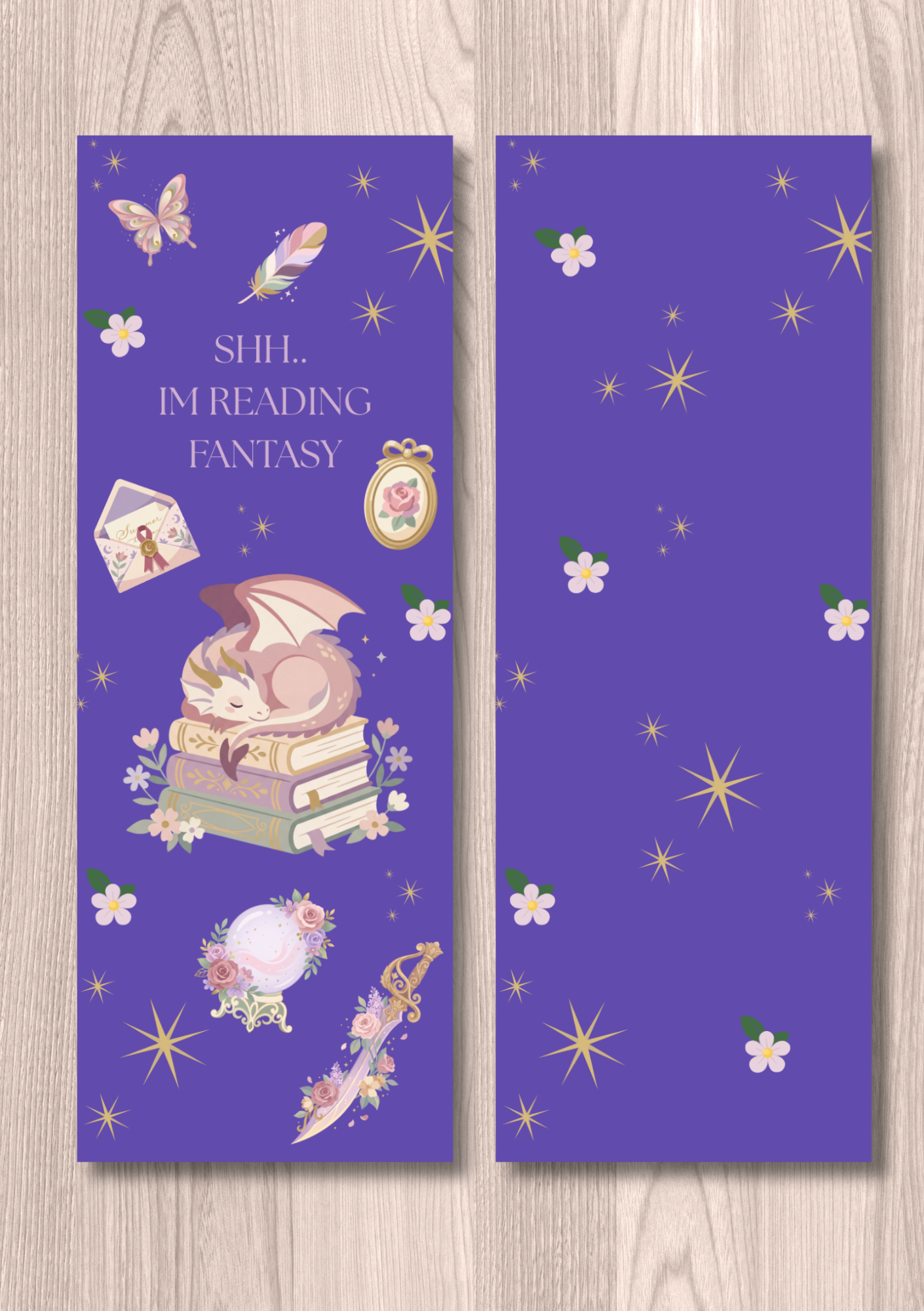 Shh.. Im reading fantasy Bookmark