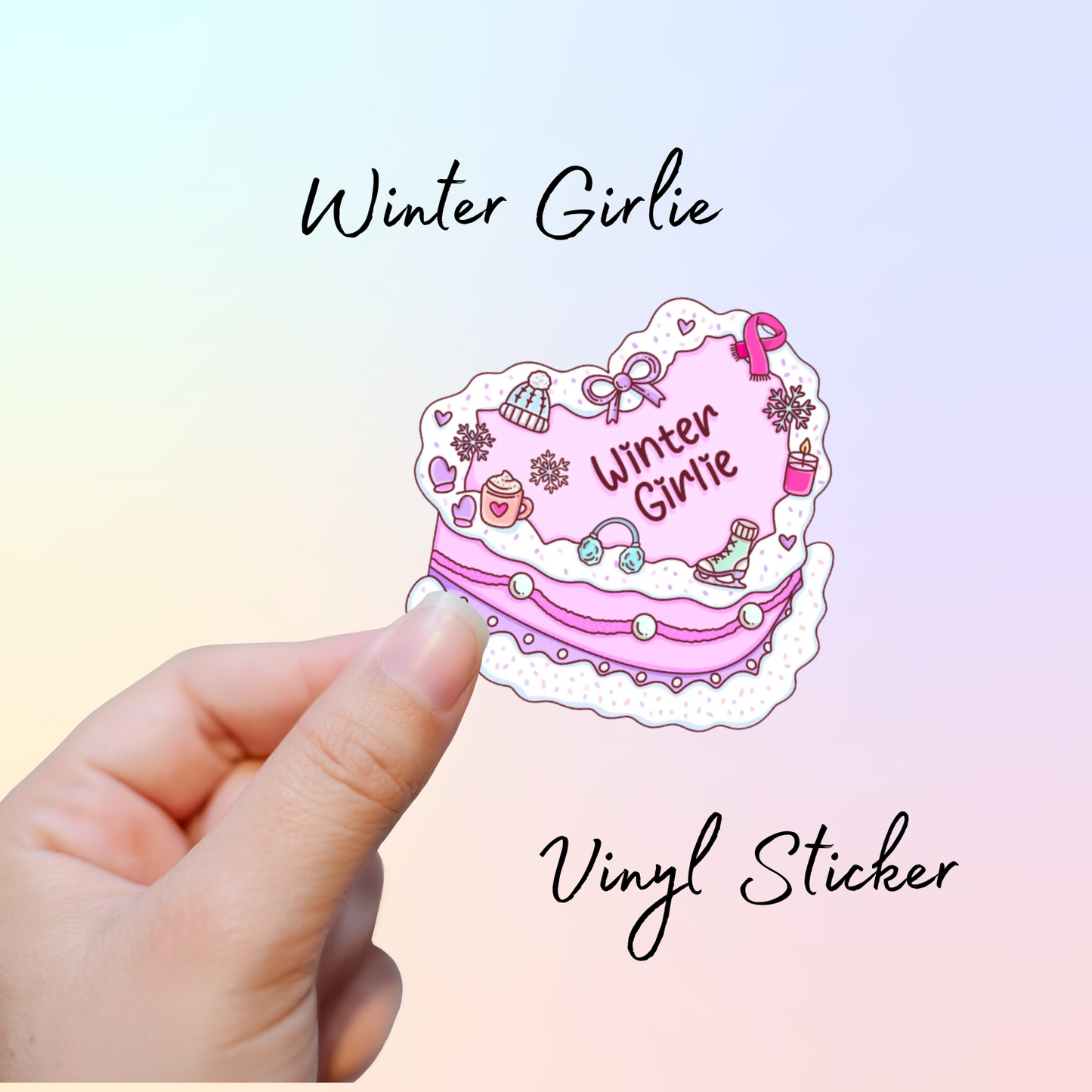 🎂 Birthday Cream Cake Girlie Vinyl Stickers – Fantasy, Romance, Horror, Smut & Seasonal Themes