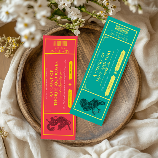 ACOTAR Inspired Colour Co-ordinating Bookmark Set