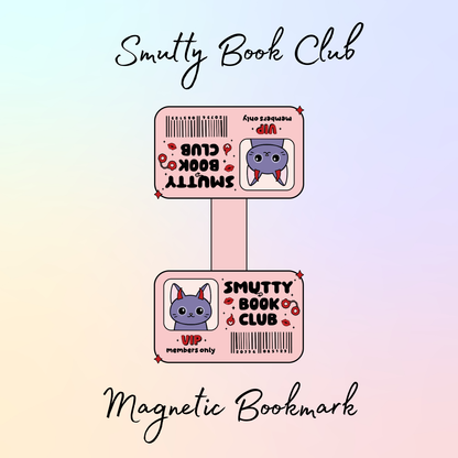 Book Club Membership card Magnetic Bookmarks - Late Night, True Crime, Romance and Smutty