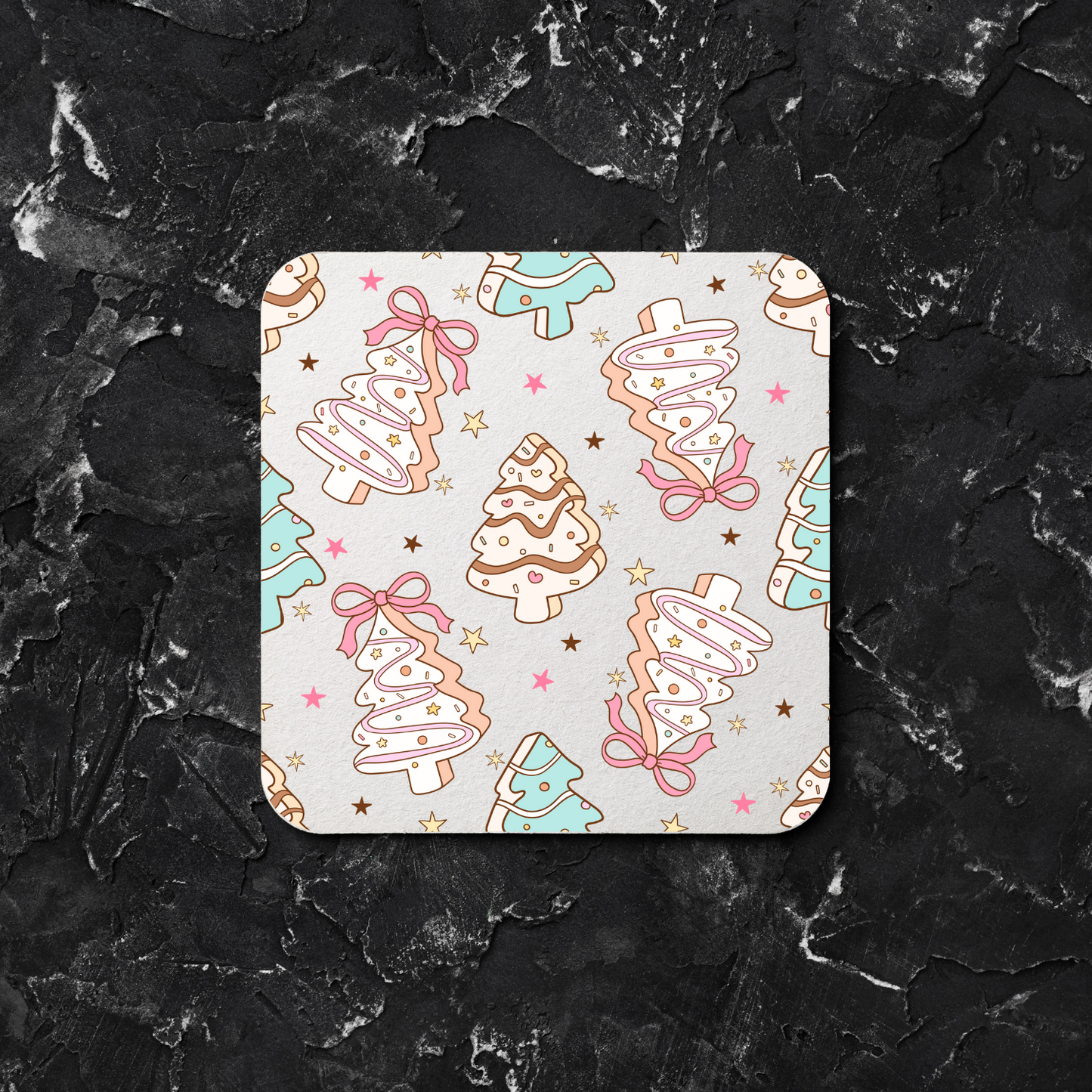 ✨ Cute Drink Coasters – Round & Square | Multiple Designs Available