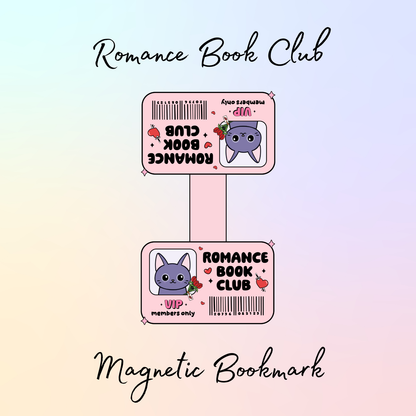 Book Club Membership card Magnetic Bookmarks - Late Night, True Crime, Romance and Smutty