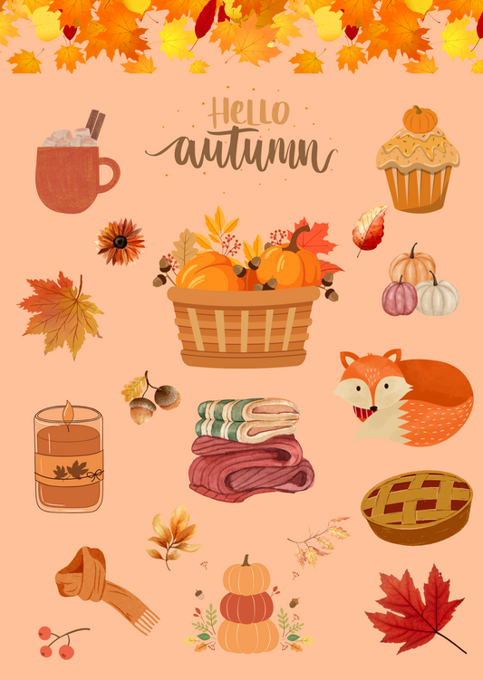 Hello Autumn Kindle insert