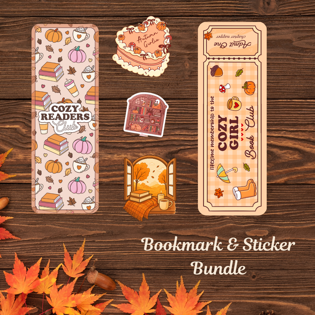 Cozy Collection Bundles - Tote, mugs, Bookmarks and Stickers