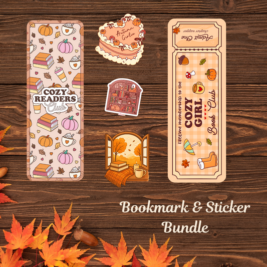 Cozy Collection Bundles - Tote, mugs, Bookmarks and Stickers