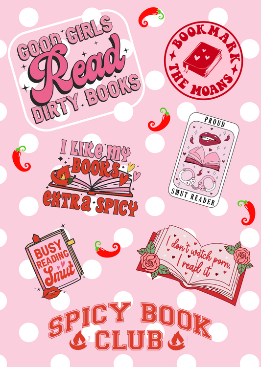 Spicy Book Reader Kindle insert