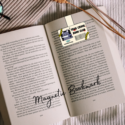 Book Club Membership card Magnetic Bookmarks - Late Night, True Crime, Romance and Smutty