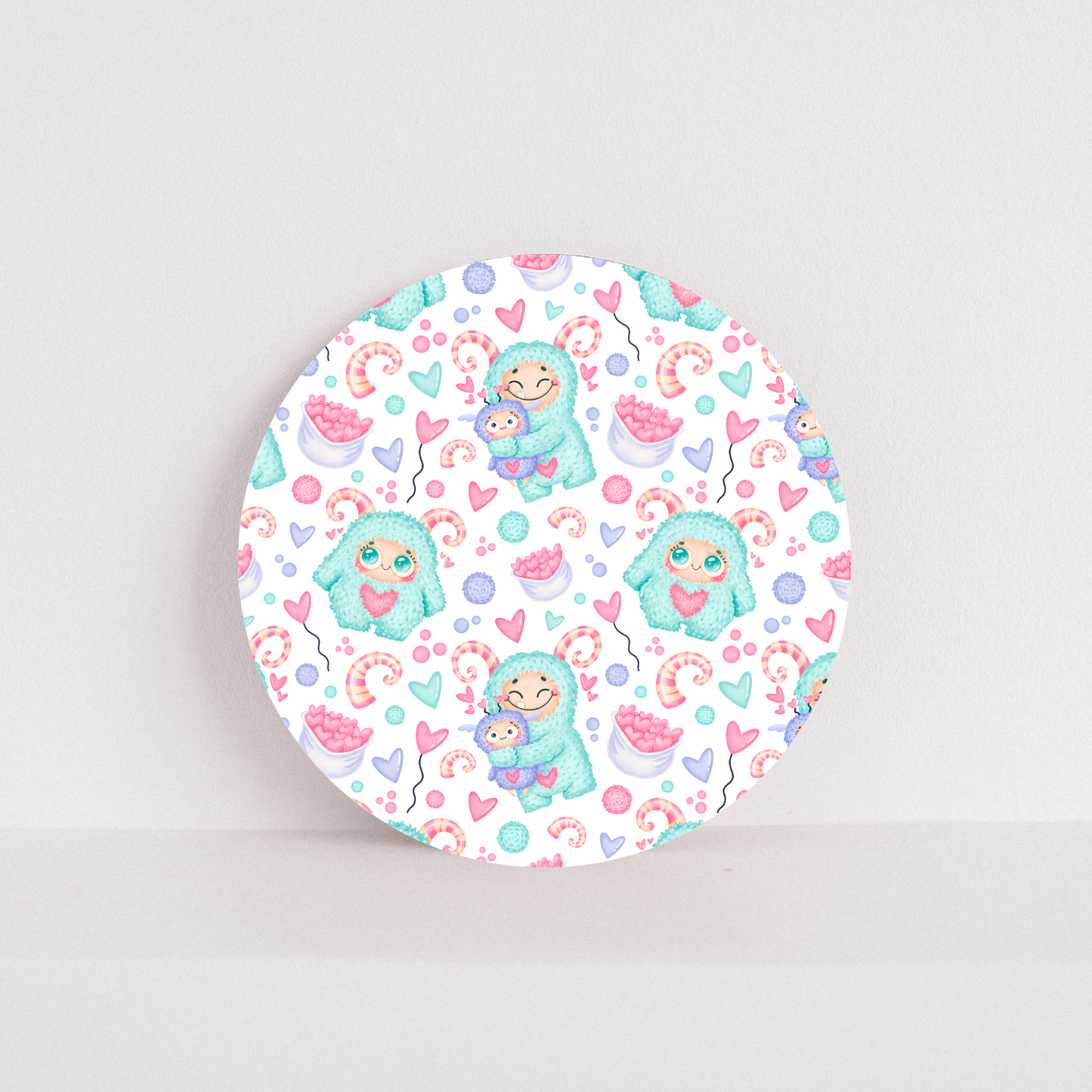 ✨ Cute Drink Coasters – Round & Square | Multiple Designs Available