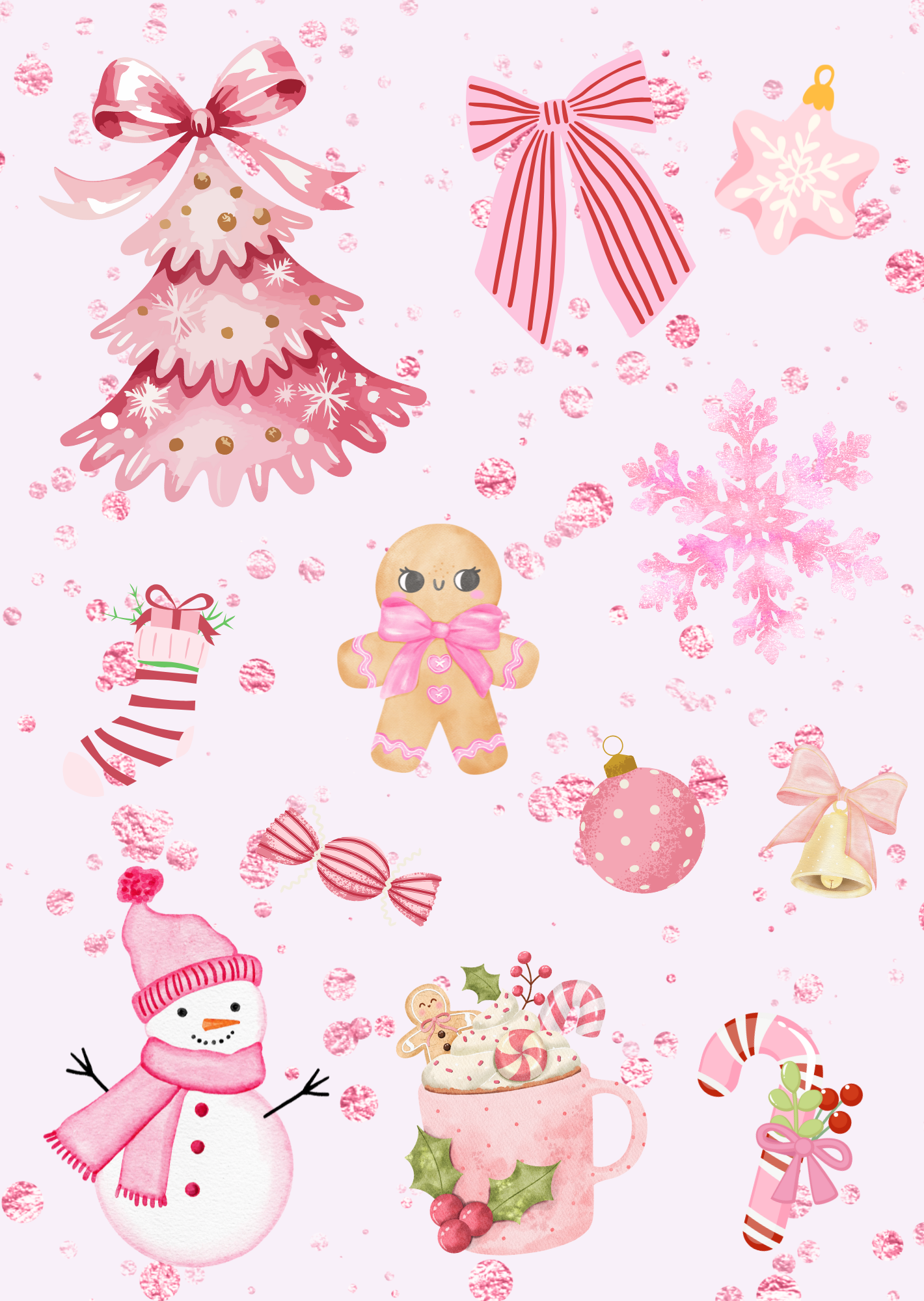 Christmas Kindle/E-Reader Inserts