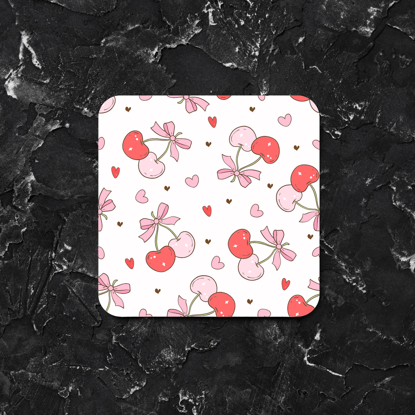 ✨ Cute Drink Coasters – Round & Square | Multiple Designs Available