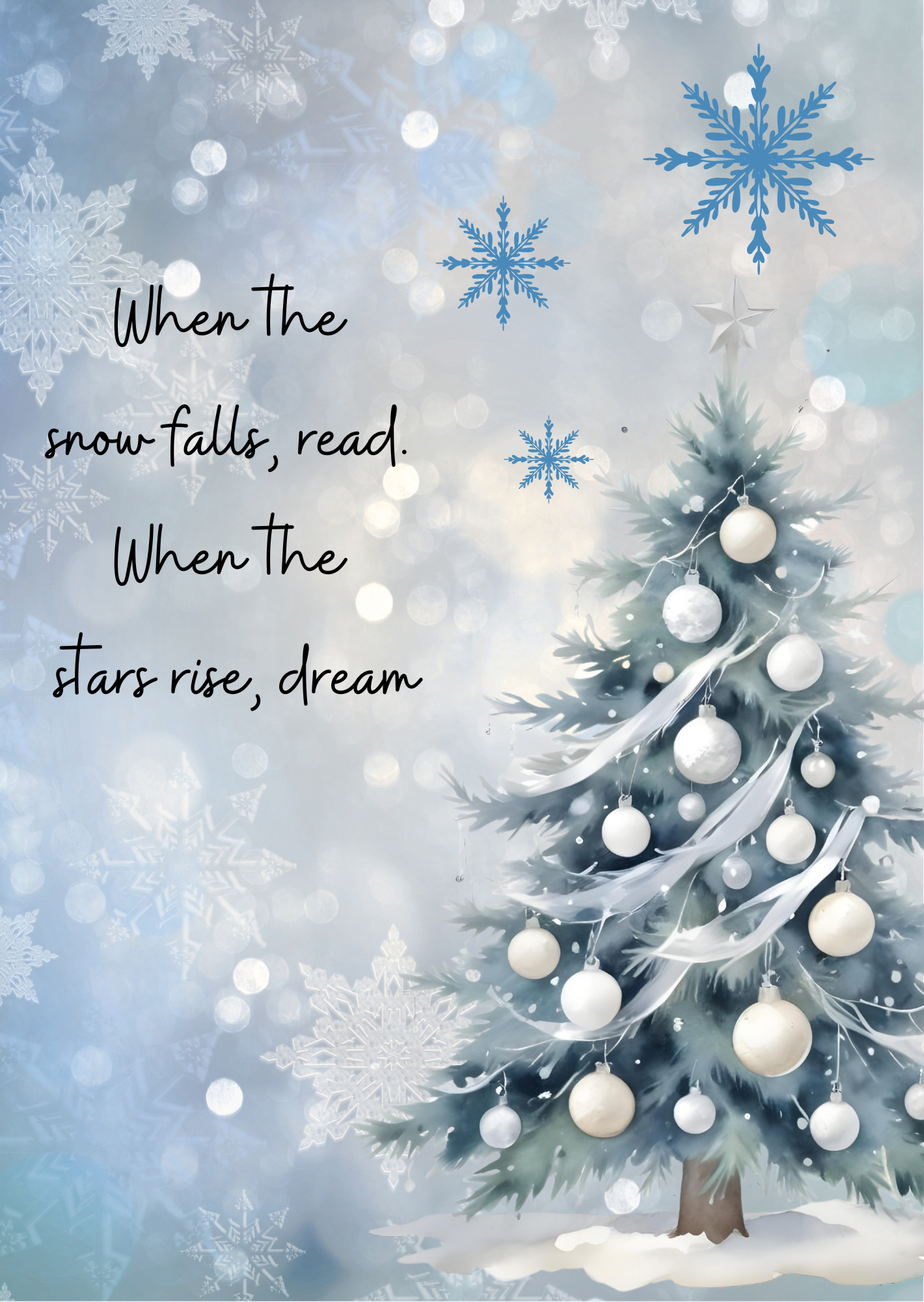 Christmas Kindle/E-Reader Inserts