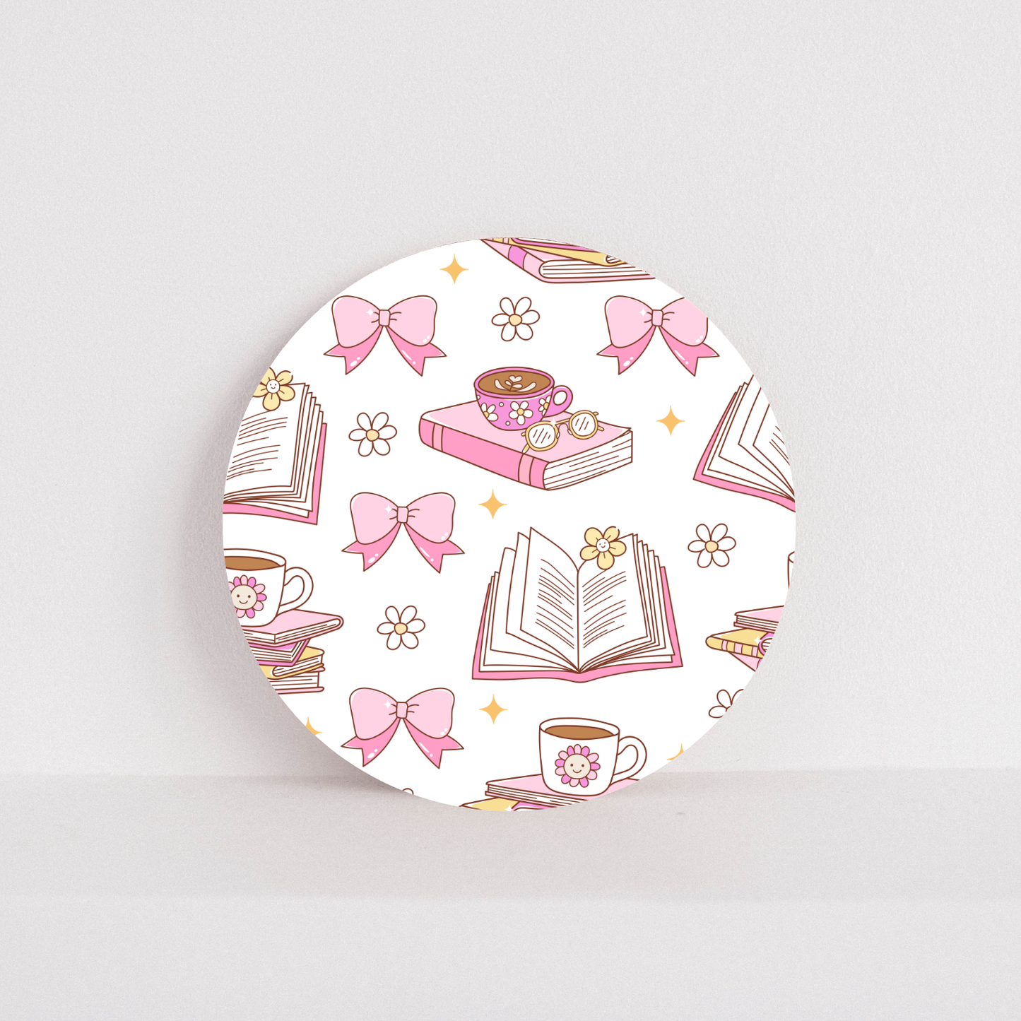 ✨ Cute Drink Coasters – Round & Square | Multiple Designs Available