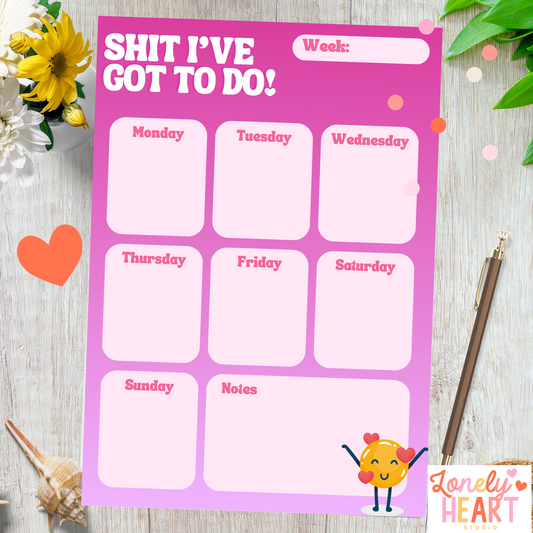 Sh*t I've got to do - A5 50 Page Notepad