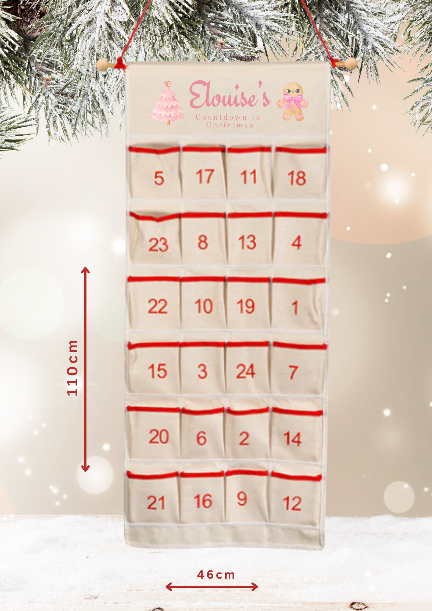 Personalised Sublimation Christmas Advent Calendars 🎄