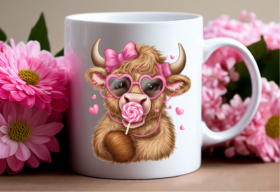 Sassy Highland Cow Mug