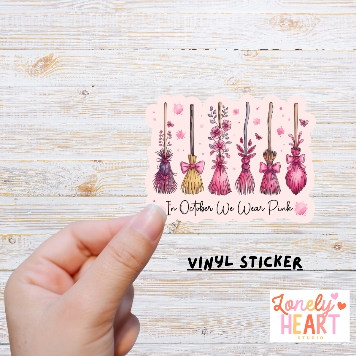 🎀 Breast Cancer Awareness Vinyl Stickers (20% Donated to Cancer Research)
