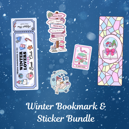 ❄️ Winter Collection Bundles - Stickers, Bookmarks, Tote and Mugs