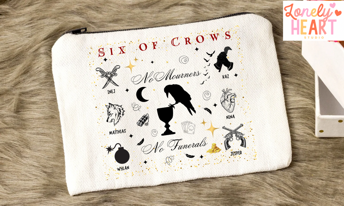 Bookish pouches - Perfect for bookmarks and stickers