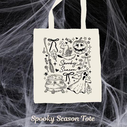 Spooky season Tote Bag | Long Handle