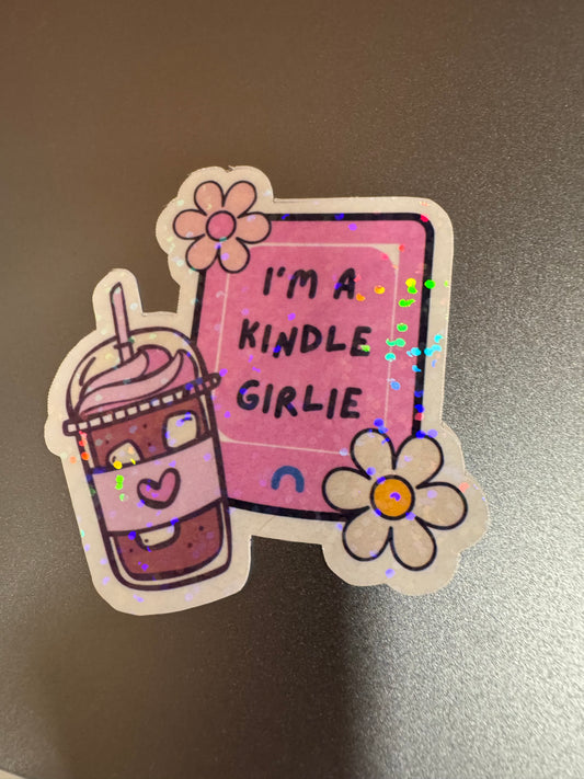 Kindle Girlie Pink - Vinyl Sticker