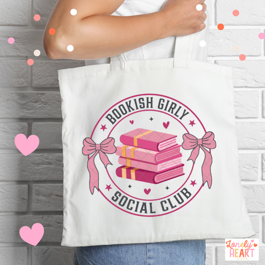 Bookish Girly Social Club - Bookish Tote bag