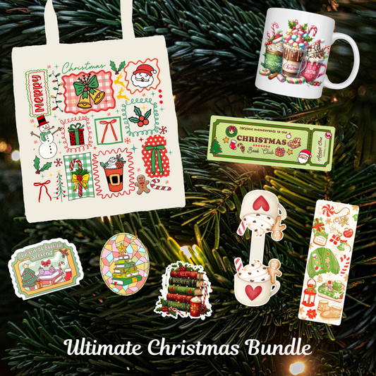 🎄 Christmas Collection Bundles - Stickers, Bookmarks, Tote and Mugs