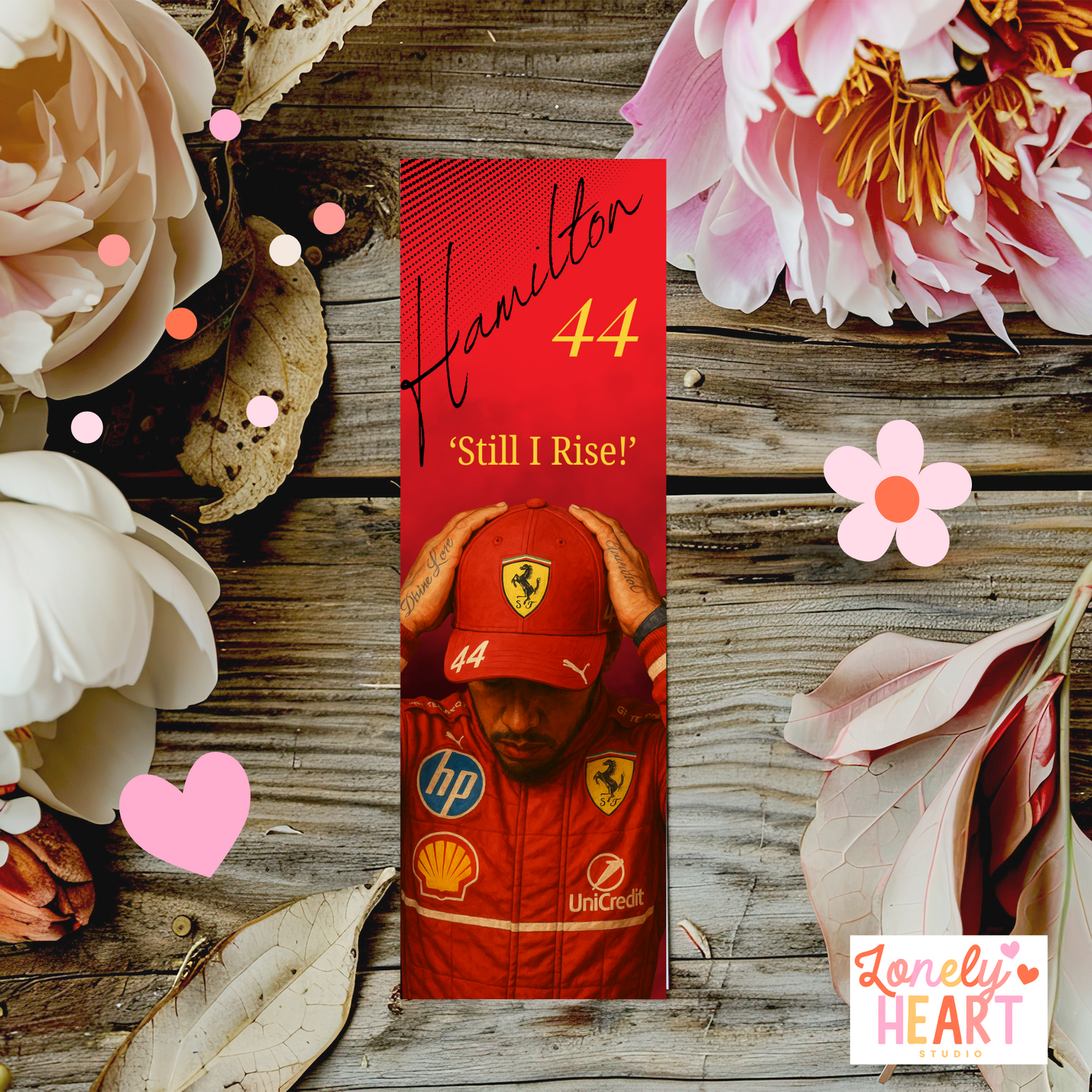 Formula One Driver Bookmarks - 4 to collect. Lando, Max, Charles and Lewis