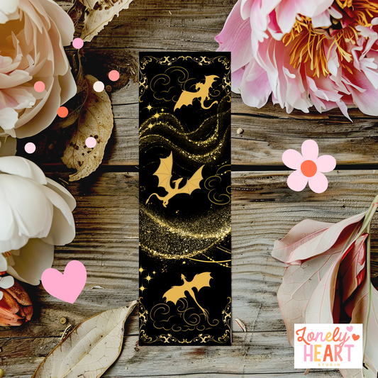 Fourth Wing Inspired Dragon Bookmark