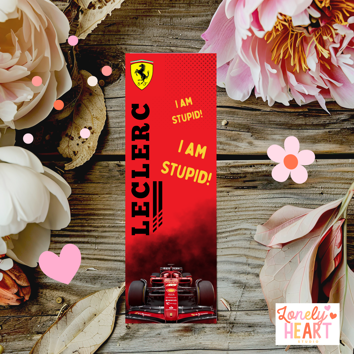 Formula One Driver Bookmarks - 4 to collect. Lando, Max, Charles and Lewis