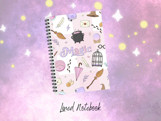 The Magic Collection Spiral Bound Lined Notebook