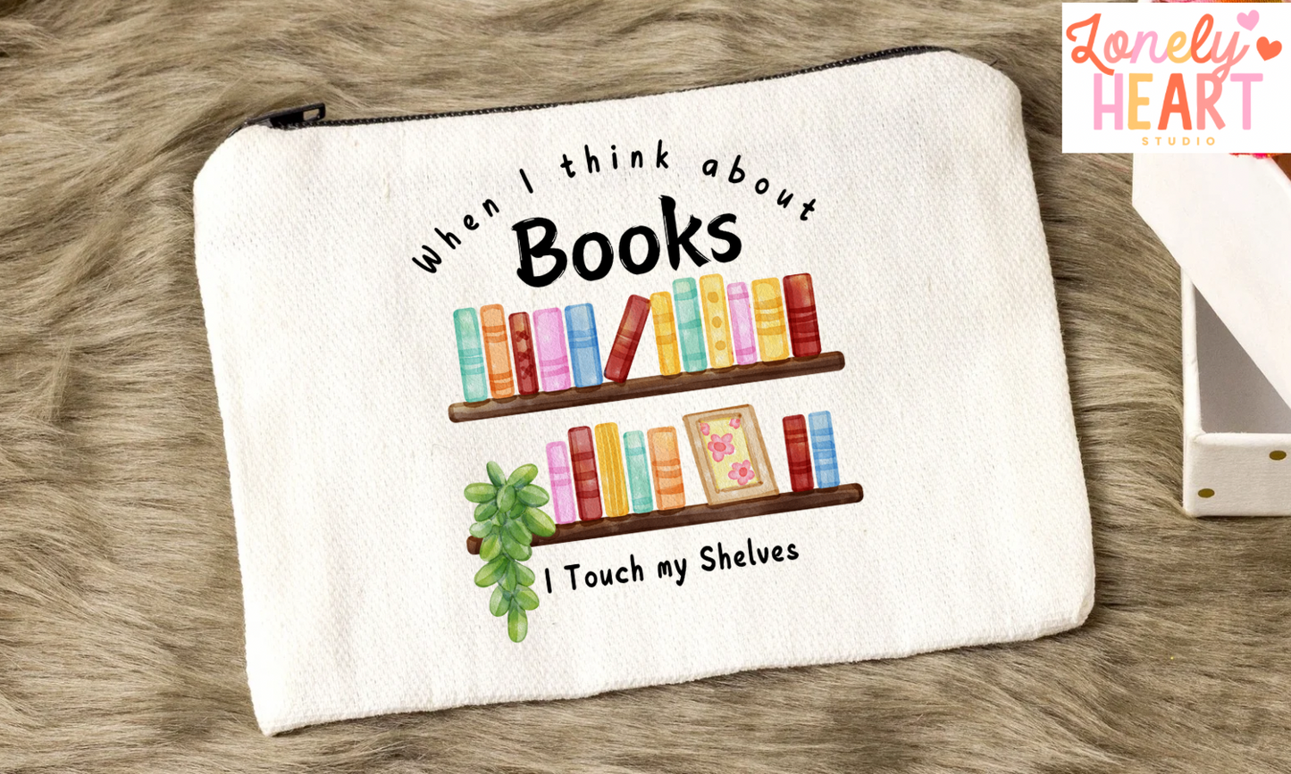 Bookish pouches - Perfect for bookmarks and stickers