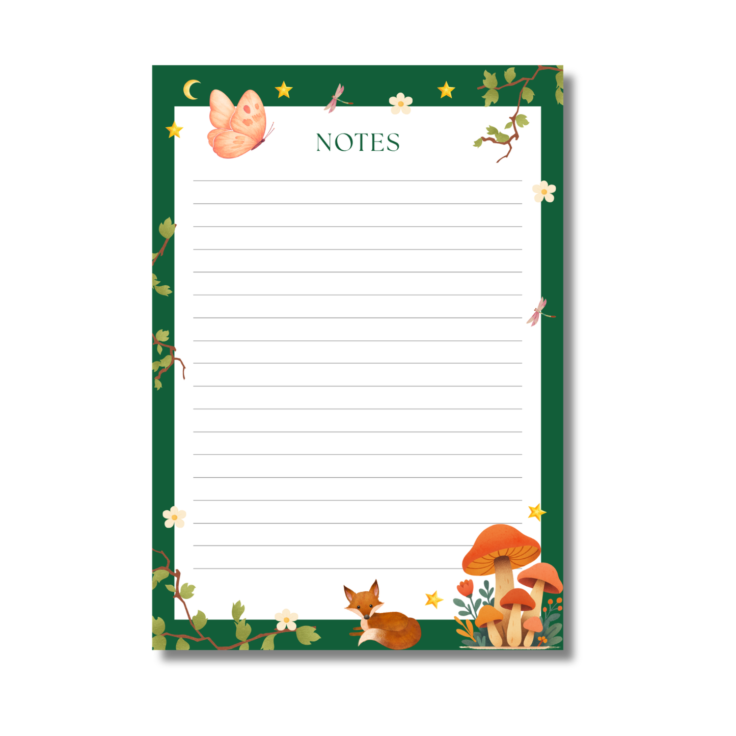 Woodland Forest Notepad