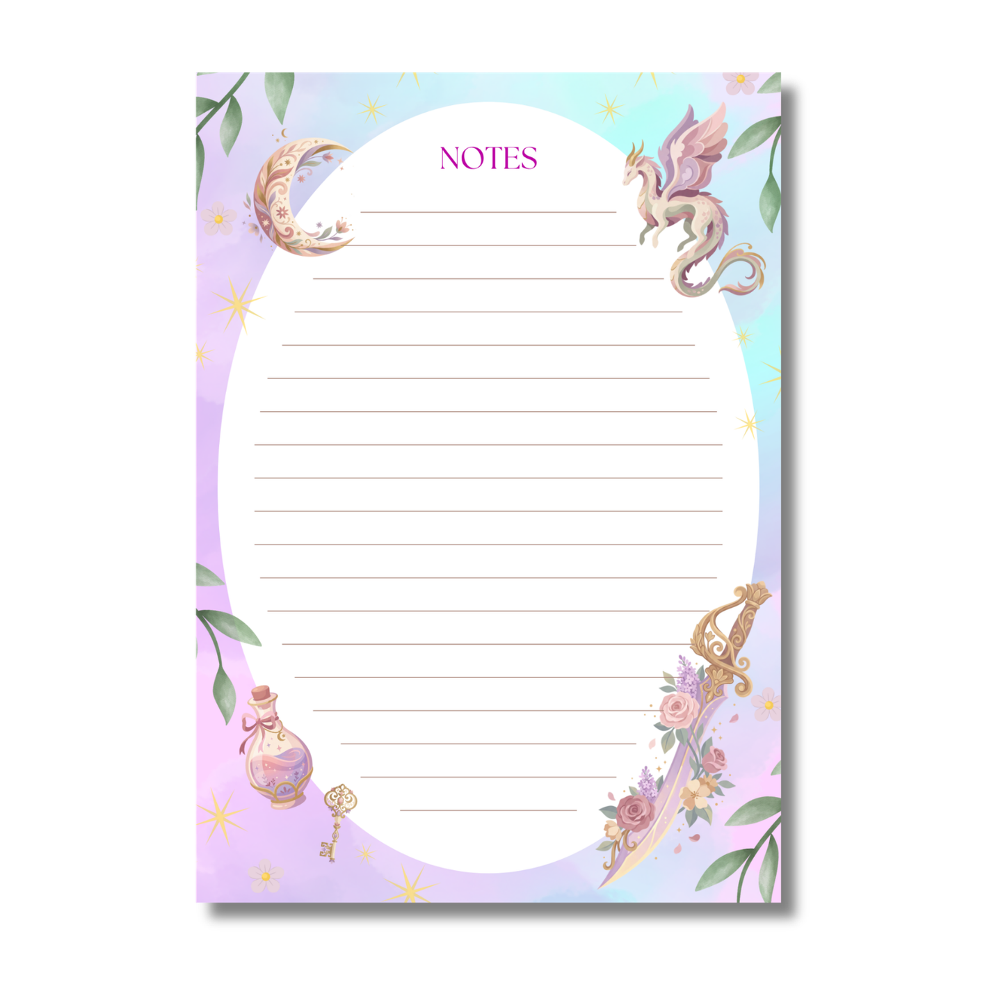 Lilac Fantasy Notepad