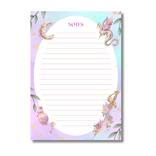 Lilac Fantasy Notepad