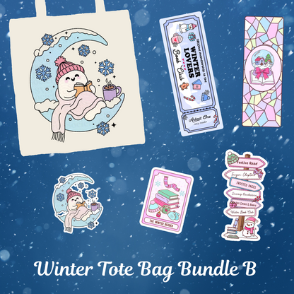 ❄️ Winter Collection Bundles - Stickers, Bookmarks, Tote and Mugs