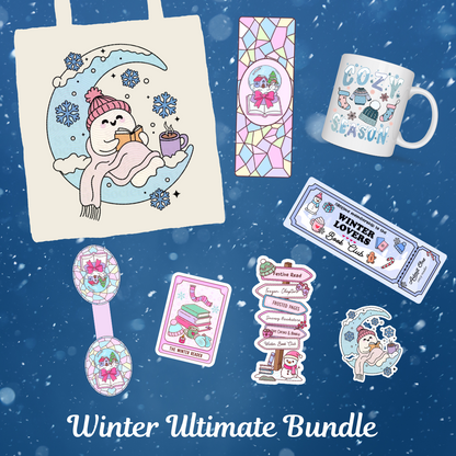 ❄️ Winter Collection Bundles - Stickers, Bookmarks, Tote and Mugs