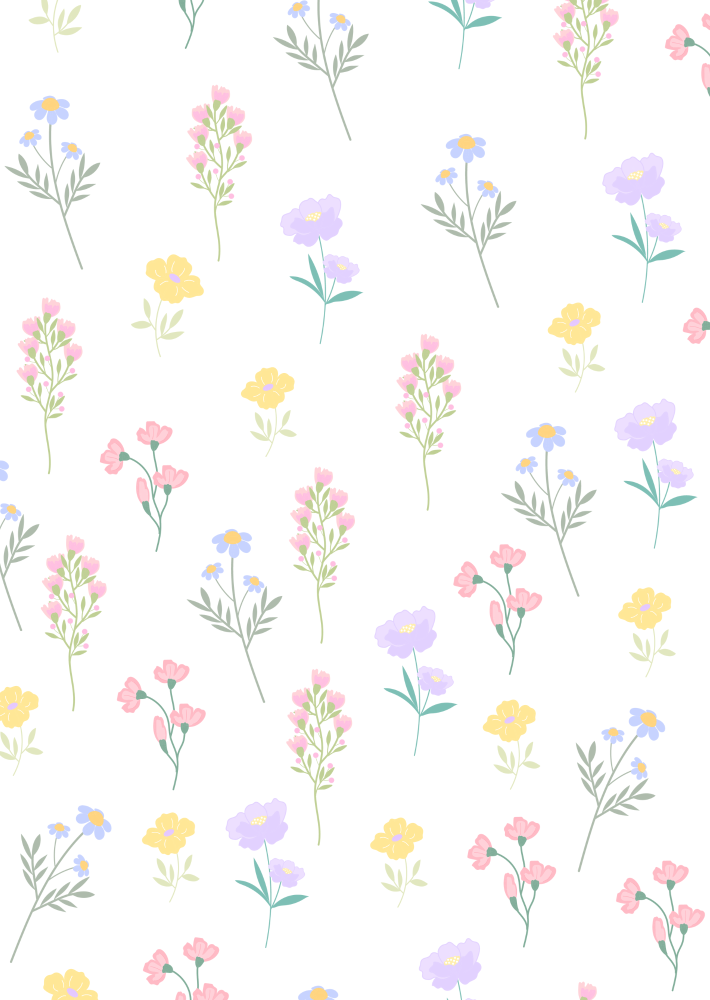 Delicate flowers Kindle Insert