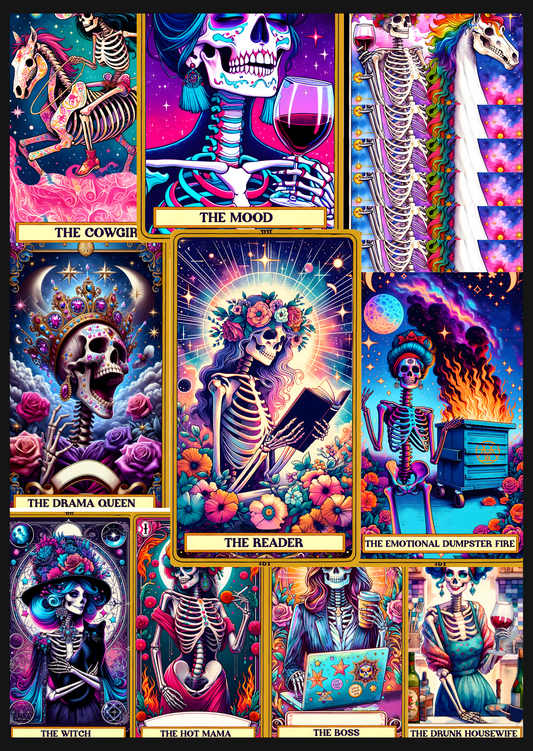 Sarcastic Tarot Card Kindle Insert